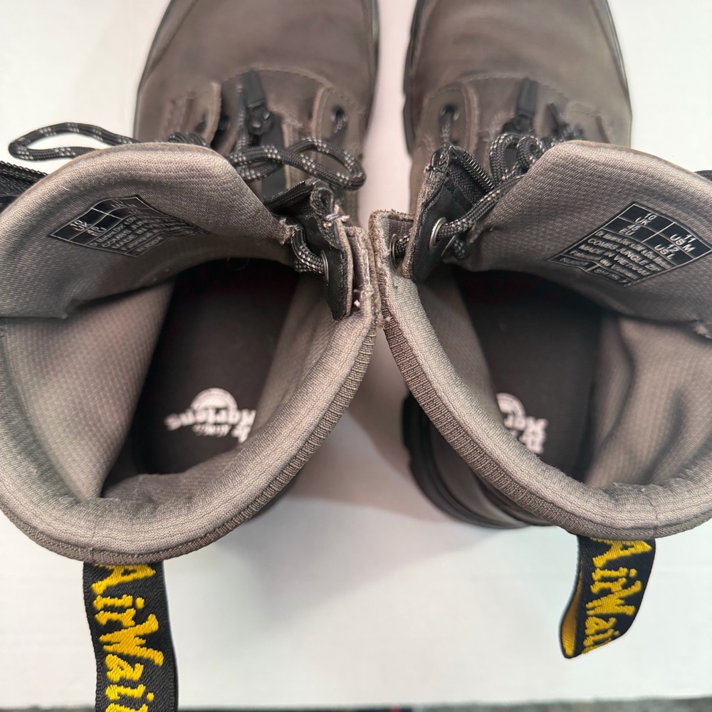 Dr. Martens Combs Jungle Zip Boots, Brown/ Grey, Men’s 11, Women’s 12. - Picture 14 of 14